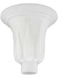 Opal Glass Tulip Style Torchiere Shade - 2 3/4 Inch Fitter