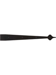 Smooth Dummy Hinge Strap With Spear Design.