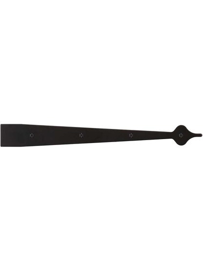 Smooth Dummy Hinge Strap With Spear Design.
