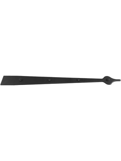 Alternate View of Smooth Dummy Hinge Strap With Spear Design.