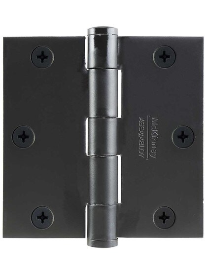 3 1/2 inch Solid Steel Hinge With Button Tips