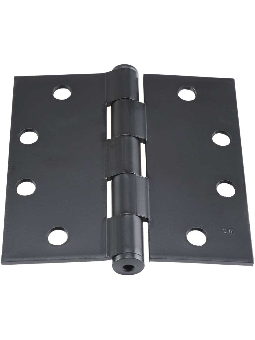 4 1/2" Solid Steel Hinge With Button Tips
