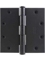 5 inch Solid Steel Hinge With Button Tips