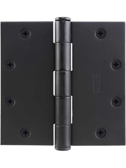 5 inch Solid Steel Hinge With Button Tips
