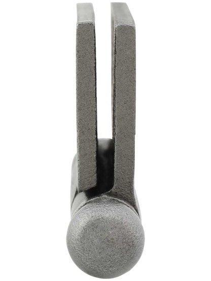 2 1/2-Inch Cast Iron Door Hinge With Ball Finials