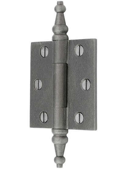2 1/2-Inch Cast Iron Door Hinge With Steeple Tips