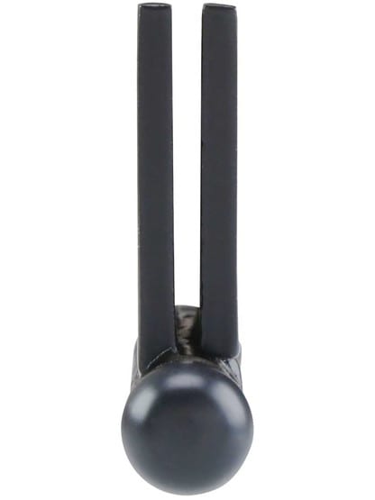 Alternate View 5 of 3 inch Cast Iron Ball Tip Hinge With Decorative Vine Pattern