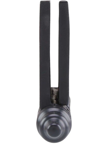 Alternate View 4 of 3 inch Cast Iron Steeple Tip Hinge With Decorative Vine Pattern