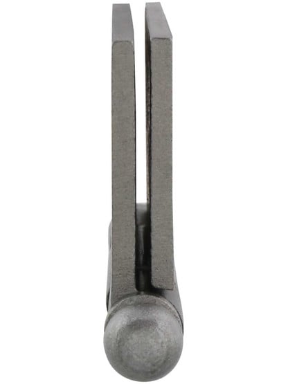 Alternate View 5 of 3 1/2-Inch Ball-Tip Windsor Pattern Hinge In Lacquered Iron.