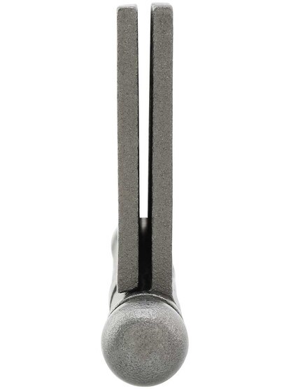 4 1/2-Inch Cast Iron Door Hinge With Ball Finials