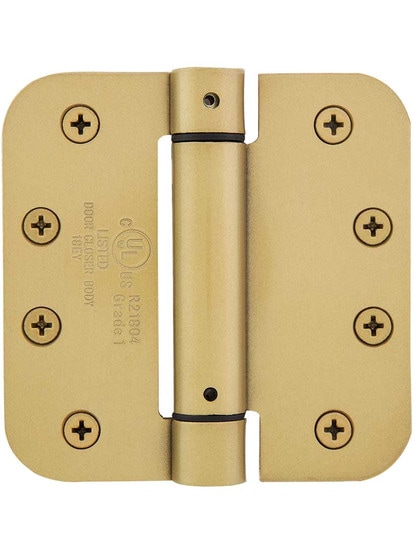 Alternate View 2 of 4-Inch Single Action Spring Hinge With 5/8-Inch Radius Corners.