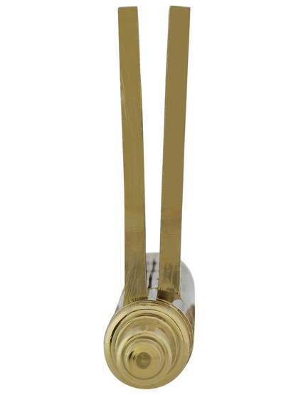 Alternate View 5 of 4 inch Solid-Brass Butt Door Hinge with Steeple Tips.