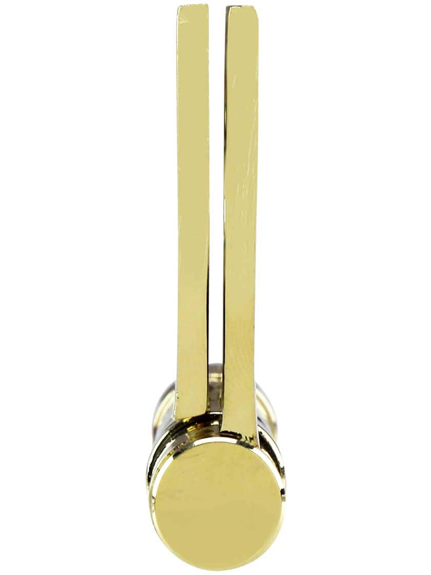Alternate View 5 of 3 1/2 inch Solid Brass Ball Bearing Door Hinge With Button Tips