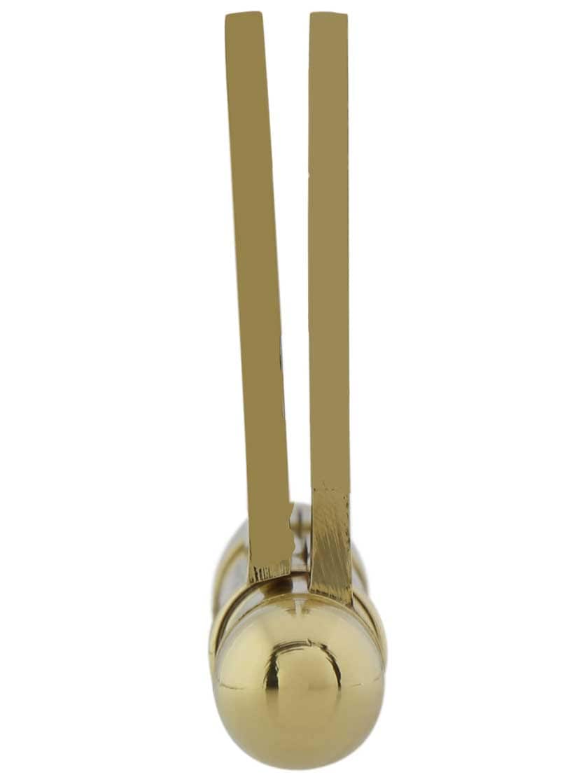 Alternate View 5 of 4 inch Solid Brass Ball-Bearing Door Hinge with Ball Tips.