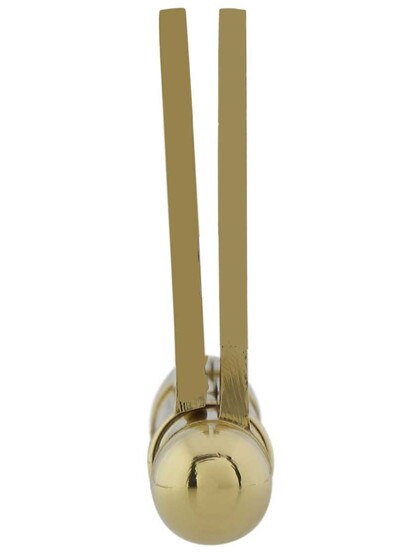 Alternate View 5 of 4 inch Solid Brass Ball-Bearing Door Hinge with Ball Tips.