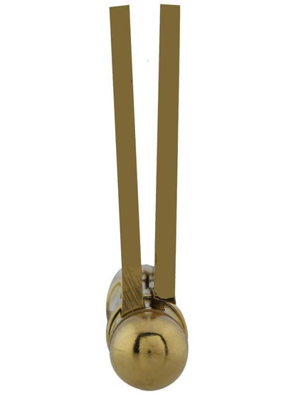 Alternate View 5 of 4 1/2 inch Solid Brass Ball-Bearing Door Hinge with Ball Tips.