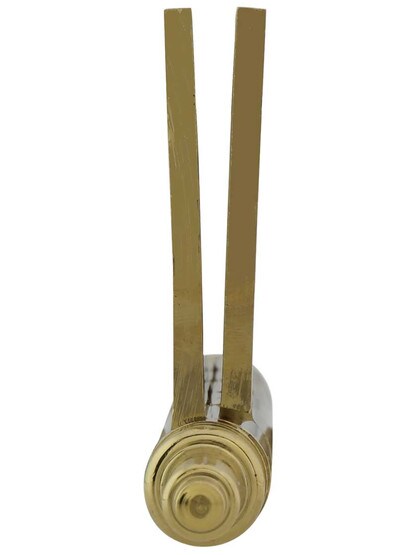 Alternate View 5 of 5 inch Solid Brass Ball-Bearing Door Hinge with Ball Tips.