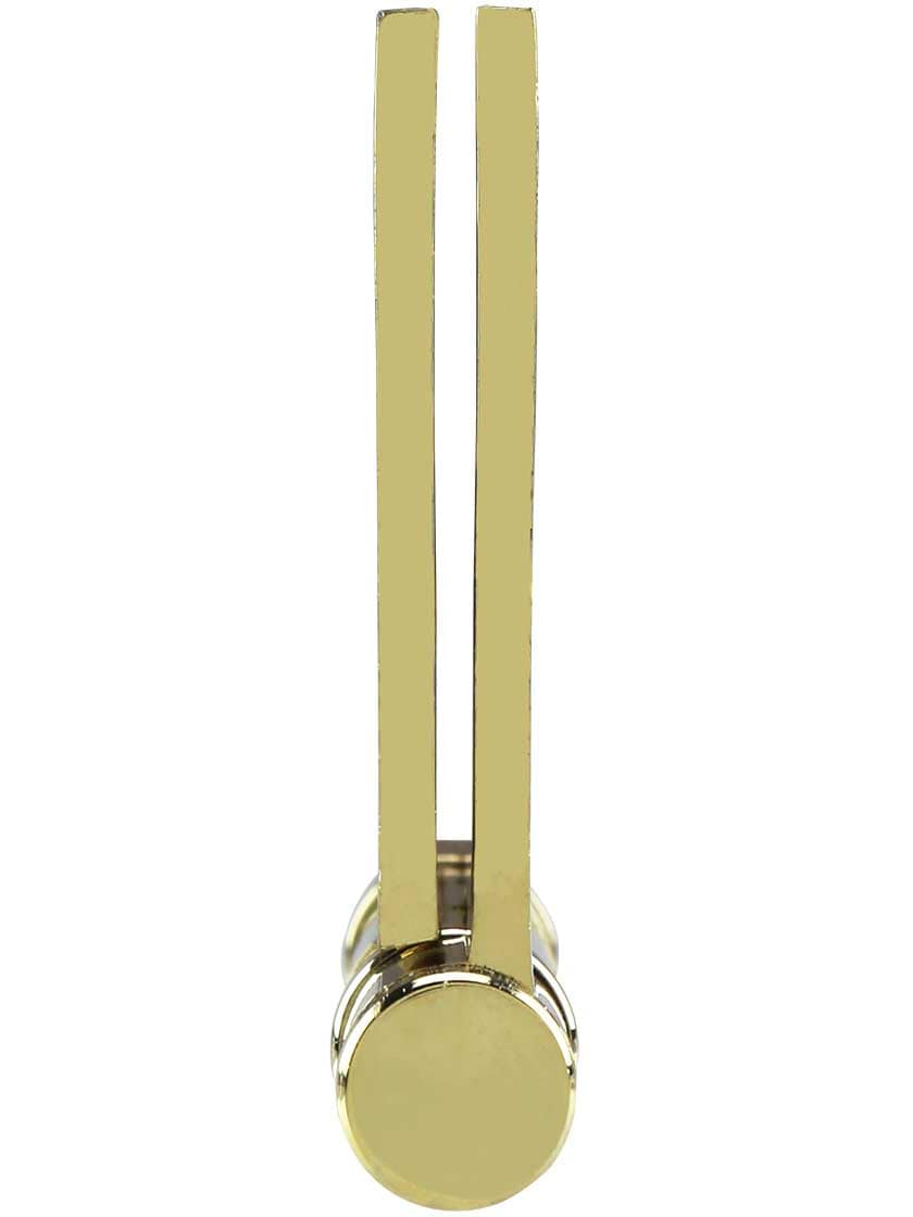 Alternate View 5 of 5-Inch Solid Brass Ball Bearing Door Hinge With Button Tips.