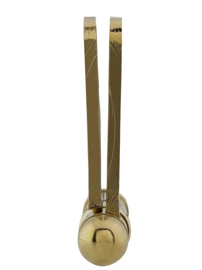 Alternate View 5 of 4 1/2 inch Solid Brass Ball-Bearing Door Hinge with Ball Tips and 1/4 inch Radius Corners.
