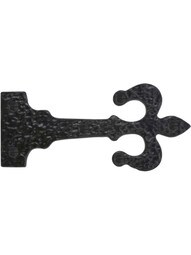 Heavy Cast Iron Dummy Strap With Fleur De Lis Design