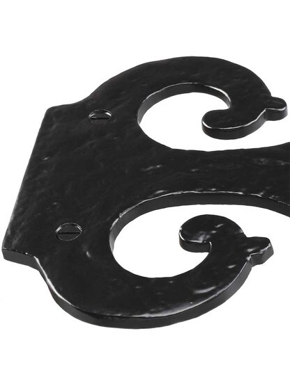 Alternate View 3 of Heavy Cast Iron Dummy Strap With Ornate Scroll Design