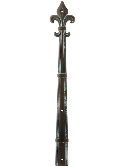 Orleans Banded Dummy Hinge Strap In Bronze Finish