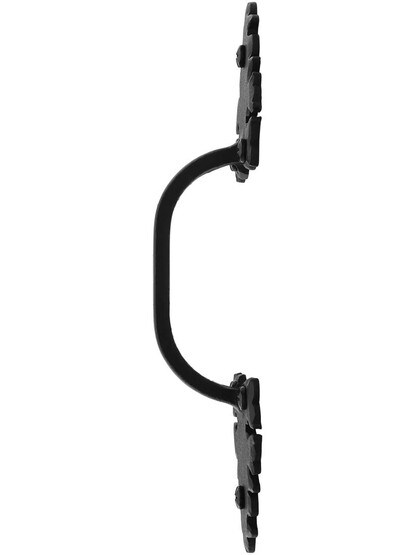Alternate View of 9 inch Warwick Iron Door Pull With Textured Surface.