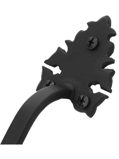 Alternate View 2 of 9 inch Warwick Iron Door Pull With Textured Surface.