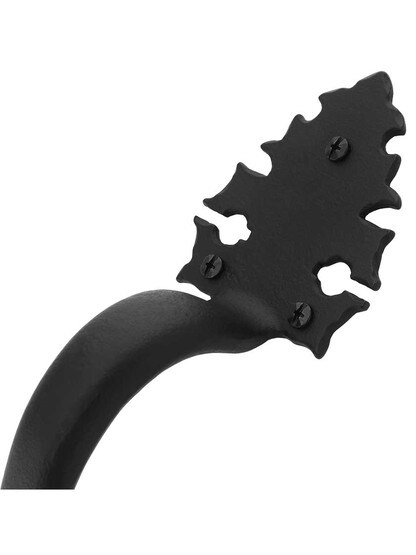 Alternate View 2 of 13 1/2 inch Warwick Iron Door Pull With Textured Surface.