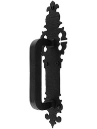 Warwick Iron Entry Handle With 12 inch Backplate.