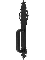 Warwick Iron Entry Handle With 17 inch Backplate.