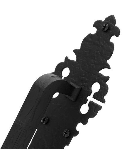 Alternate View 2 of Warwick Iron Entry Handle With 17 inch Backplate.