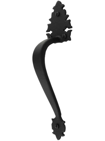 10 3/4" Warwick Iron Door Pull with Textured Surface