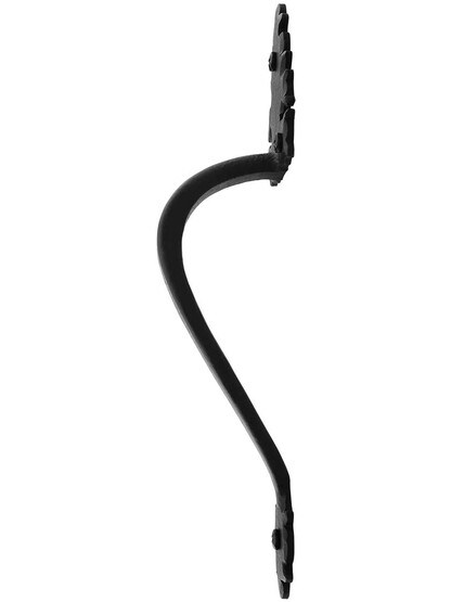 Alternate View of 10 3/4 inch Warwick Iron Door Pull With Textured Surface.