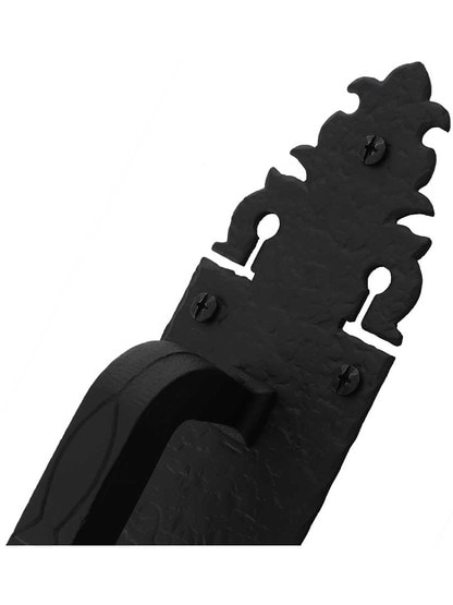 Alternate View 2 of Warwick Iron Entry Handle With 15 inch Backplate.