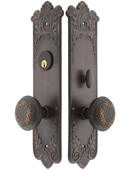 Lorraine Mortise Entry Set In Oil-Rubbed Bronze - .