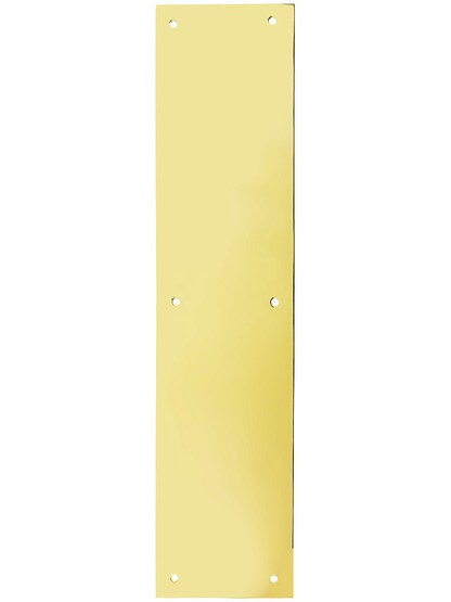 15 inch Commercial Push Plate In in PVD Finish.