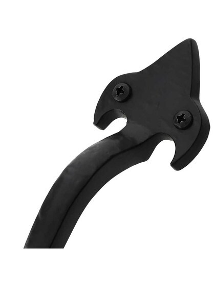 Alternate View 2 of Tudor Style Door Pull With Black Powder Coated Finish
