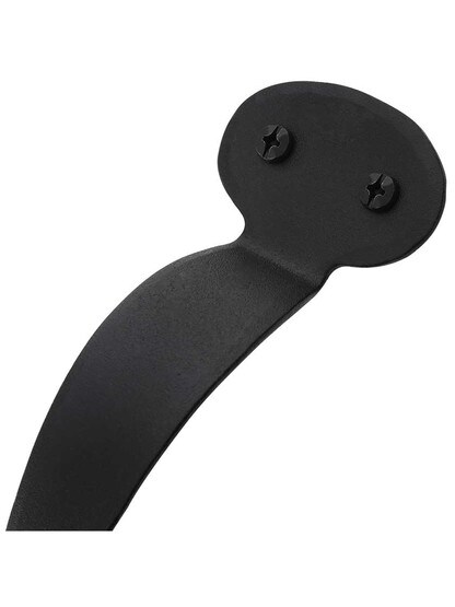 Alternate View 2 of Hand-Forged Door Pull with Bean Tips - 8 inch.