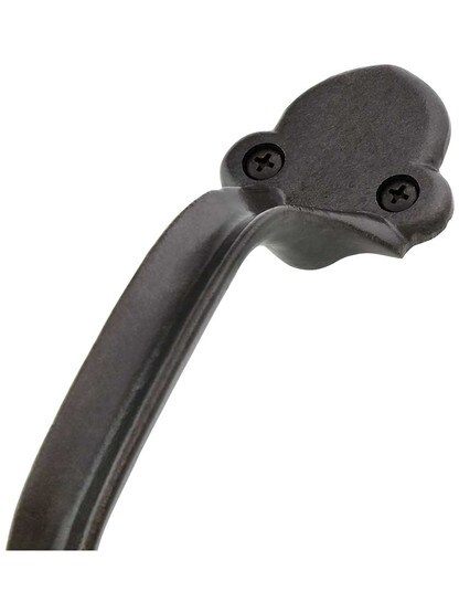Alternate View 2 of Cast Iron Door or Gate Pull With Vintage Iron Finish