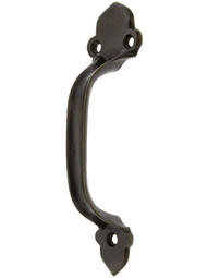 Cast Iron Door or Gate Pull With Vintage Iron Finish
