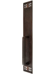 Arts & Crafts Door Pull in Oil-Rubbed Bronze