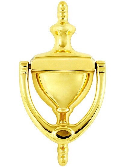 Small Brass Classic Door Knocker.