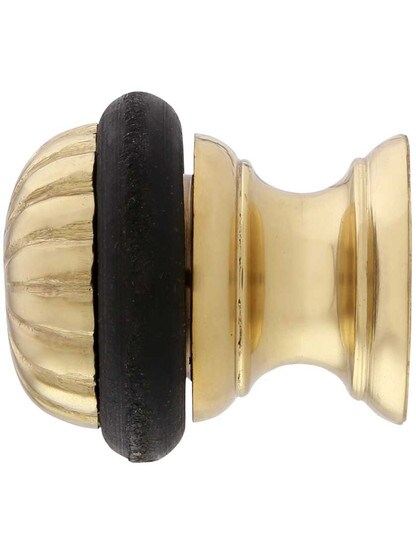 Alternate View of Fluted Floor-Mount Doorstop.