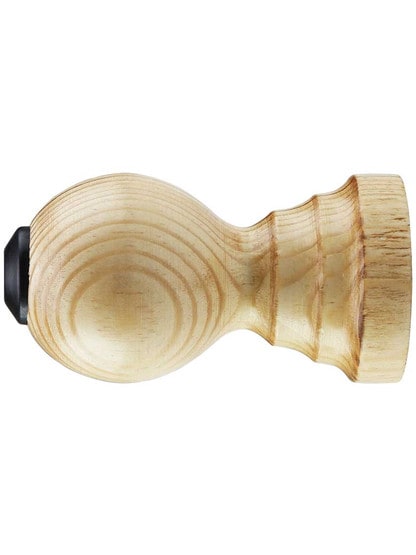 Alternate View of Wood Wall-Mount Doorstop.