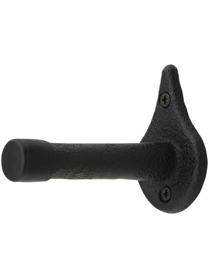 Alternate View 3 of Cast Iron Door Stop With Black Powder-Coated Finish