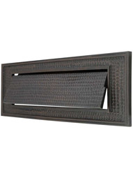 Standard Bungalow Mail Slot With Plain Front Plate