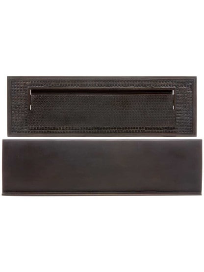 Alternate View of Standard Bungalow Mail Slot With Plain Front Plate