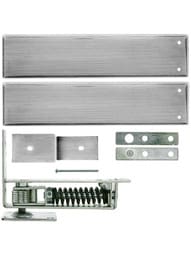 Standard Duty Swinging Door Floor Hinge With Plated-Steel Cover Plates