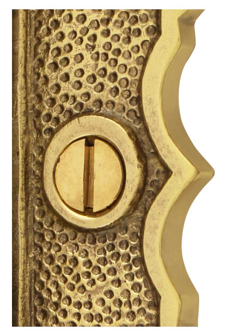 Late Victorian Style Cast Brass Screen Door Hinge House of Antique